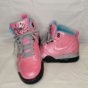 Size 7.5 2013 Nike Air Flight 13 Mid Pink Women's Sneakers 616298-600 Collectors